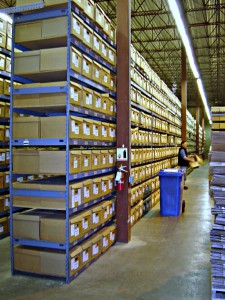 Record Storage Shelving