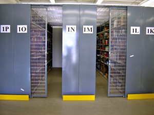 Restricted Access Shelving with Locking Gates