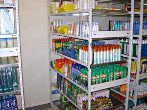 Phamacy Stockroom Shelving